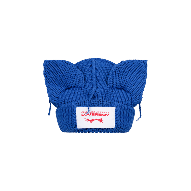 Charles Jeffrey Loverboy Chunky Ears Beanie 'Blue'