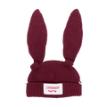 Charles Jeffrey Loverboy Chunky Rabbit Beanie 'Bordeaux Red'
