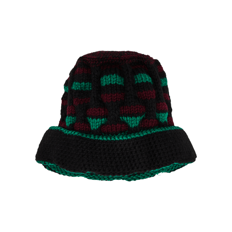 Nicholas Daley Hand Knitted Roots Hat 'Black'