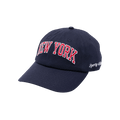 Sporty & Rich New York Ivy Hat 'Navy/Ruby'
