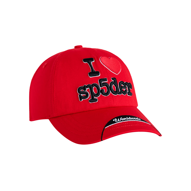 Sp5der Souvenir 6-Panel Hat 'Red'