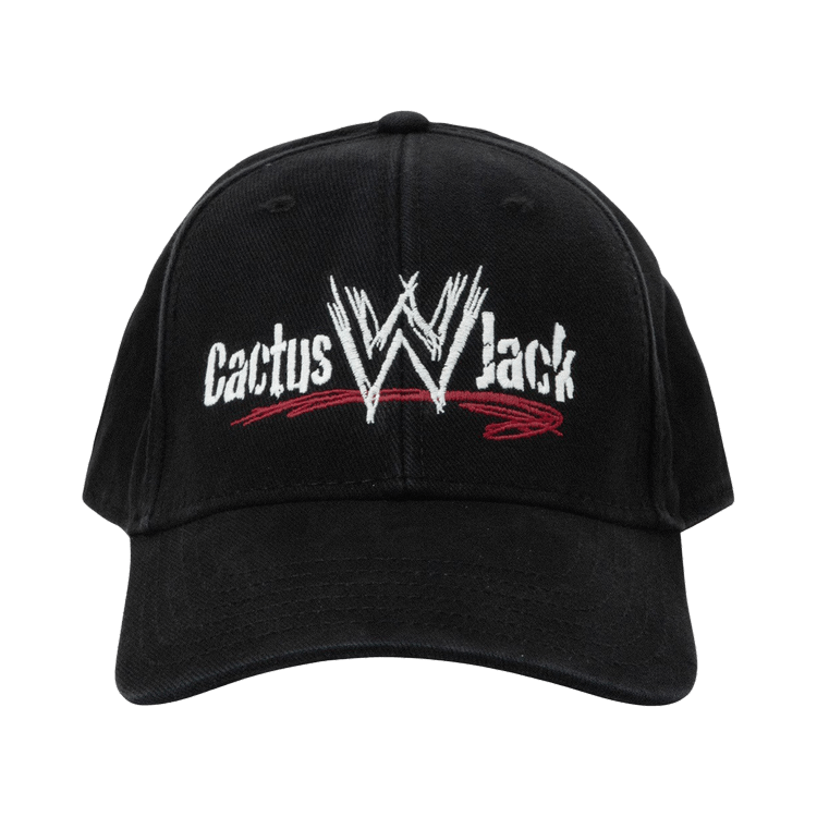 Cactus Jack by Travis Scott x WWE Logo Adjustable Hat 'Black'