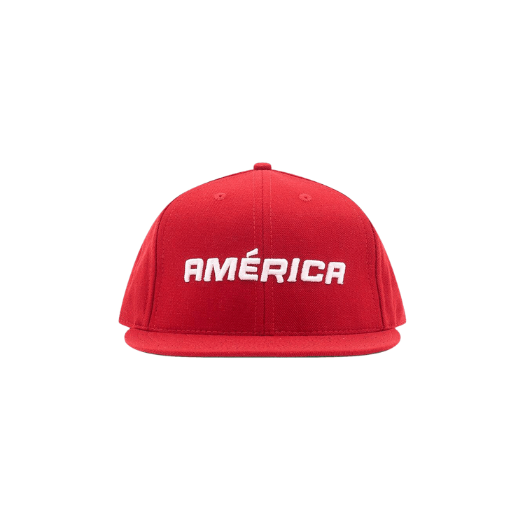 Willy Chavarria America Cap 'Red'