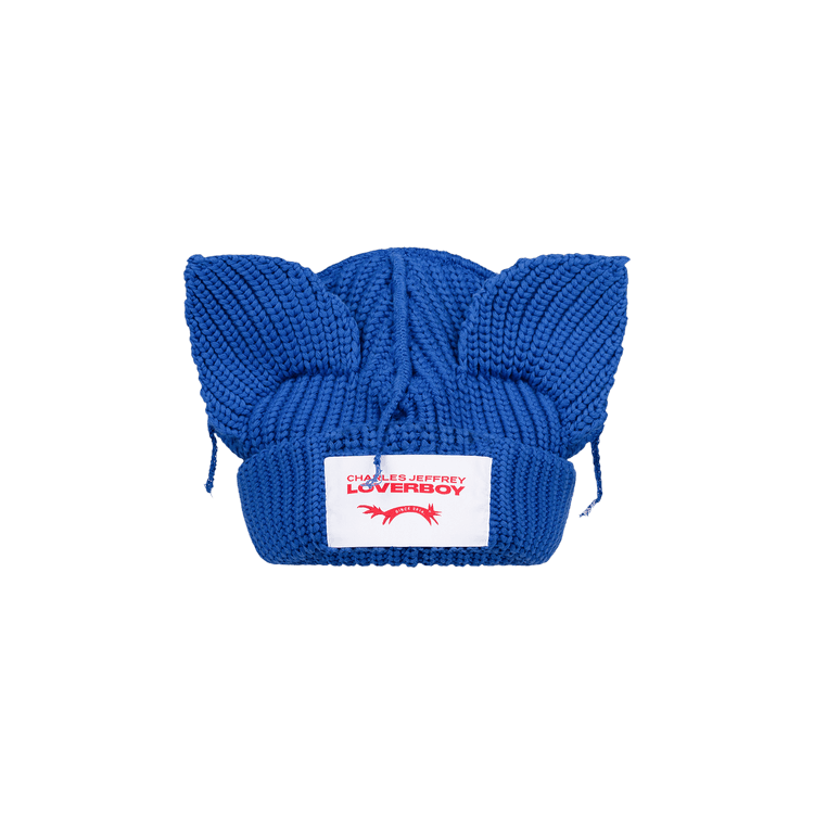 Charles Jeffrey Loverboy Chunky Rabbit Beanie 'Blue'