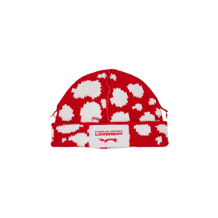 Charles Jeffrey Loverboy Loverboy Beanie 'Red/White Polka Dot'