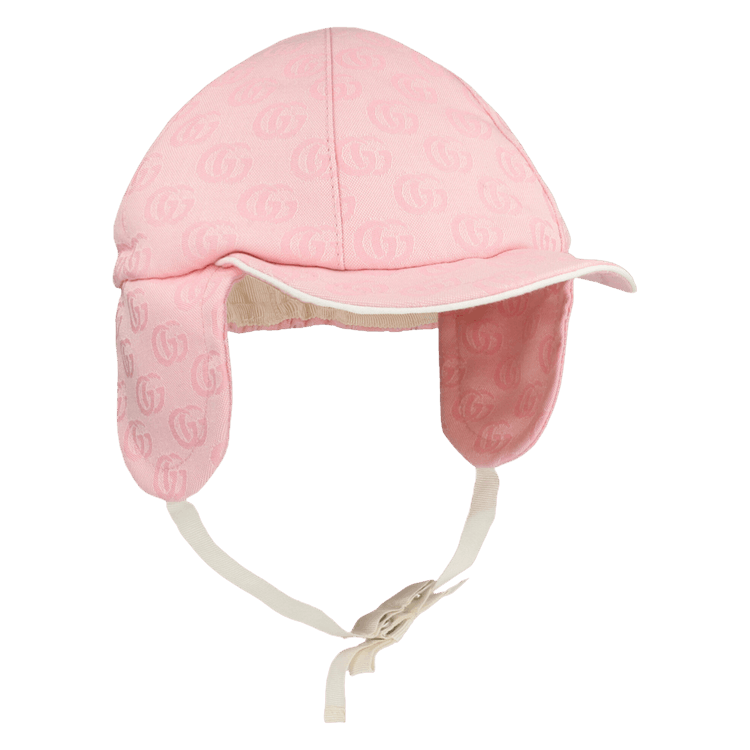 Gucci Kids Logo Hat With Ties 'Pink'