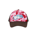 BAPE x KidSuper Bape Sta Logo Rhinestone Trucker Cap 'Pink'