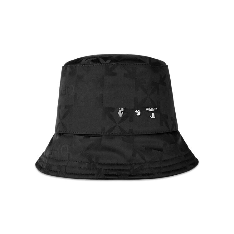 Off-White Monogram Bucket Hat 'Black/Silver'