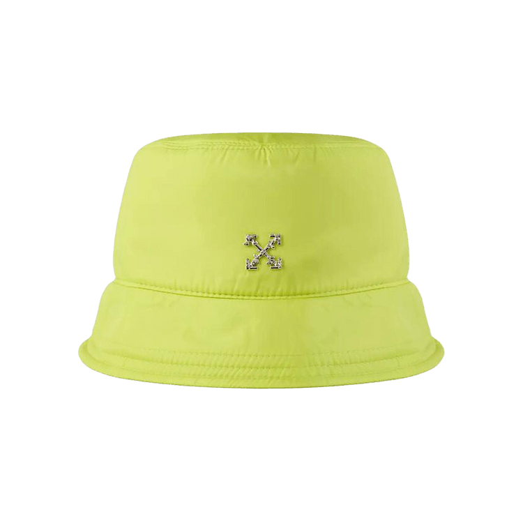 Off-White Logo Metal Arrow Bucket Hat 'Yellow Fluo'