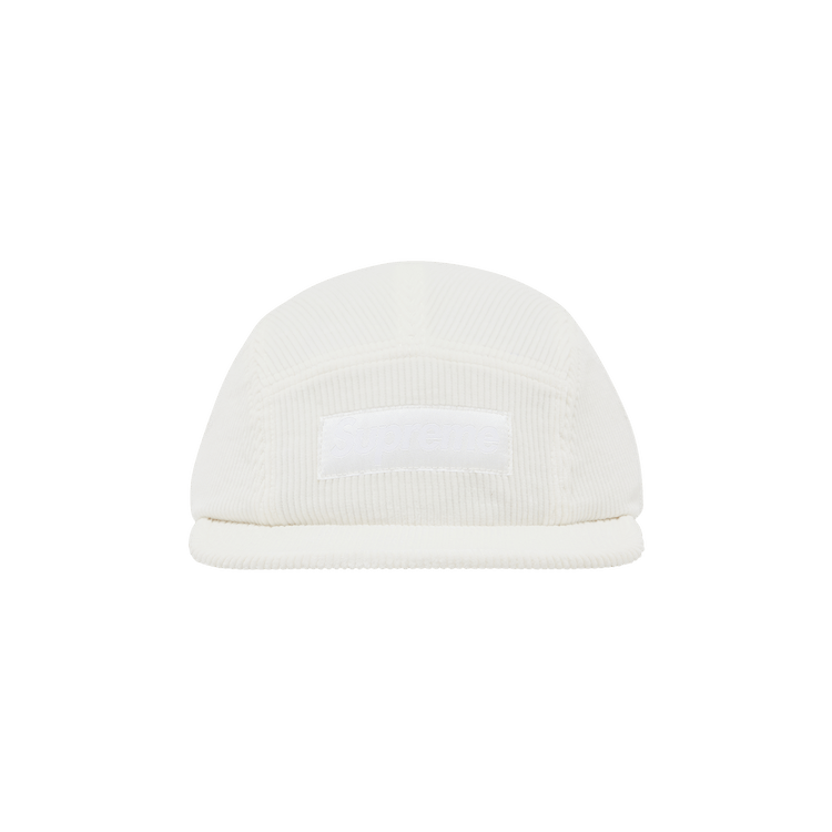 Supreme Corduroy Camp Cap 'White'