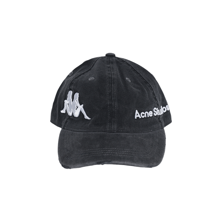 Acne Studios x Kappa Twill Logo Cap 'Black'
