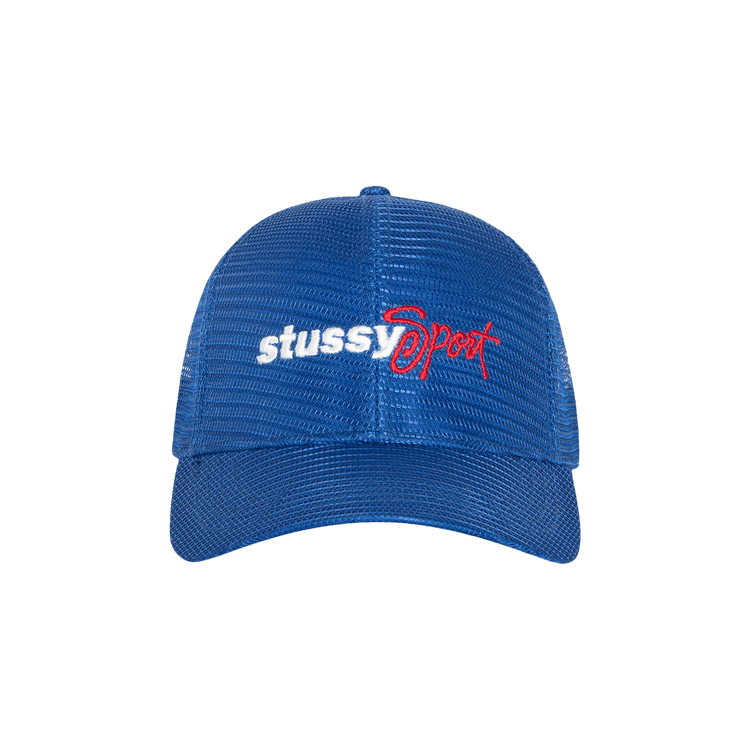 Stussy Mid-Depth Sport Mesh Snapback 'Blue'