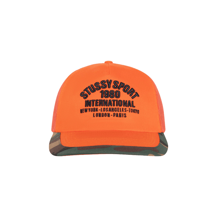 Stussy Trucker International Snapback 'Orange'