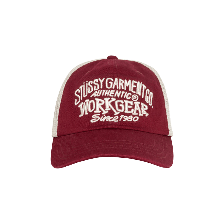 Stussy Low Profile Workgear Strapback 'Wine'