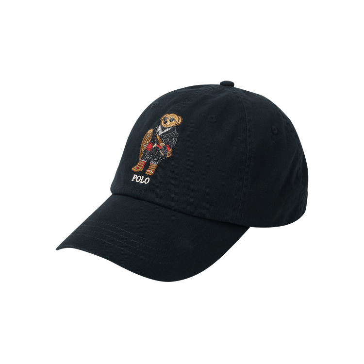 Polo Ralph Lauren Twill Sport Cap 'Polo Black/Holiday Bear'