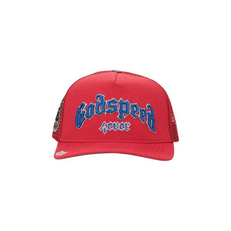 Godspeed Forever Trucker Hat 'Red/Blue'