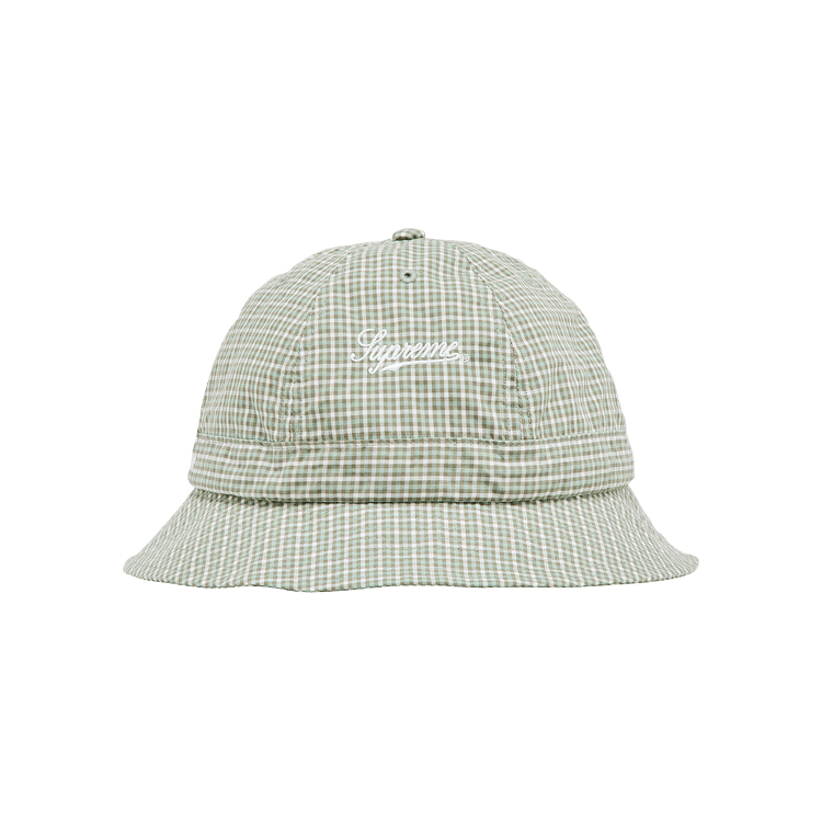 Supreme x Cordura Plaid Bell Hat 'Olive'