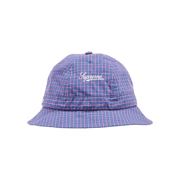 Supreme x Cordura Plaid Bell Hat 'Blue'