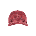 Supreme Leather Appliqué 6-Panel 'Maroon'