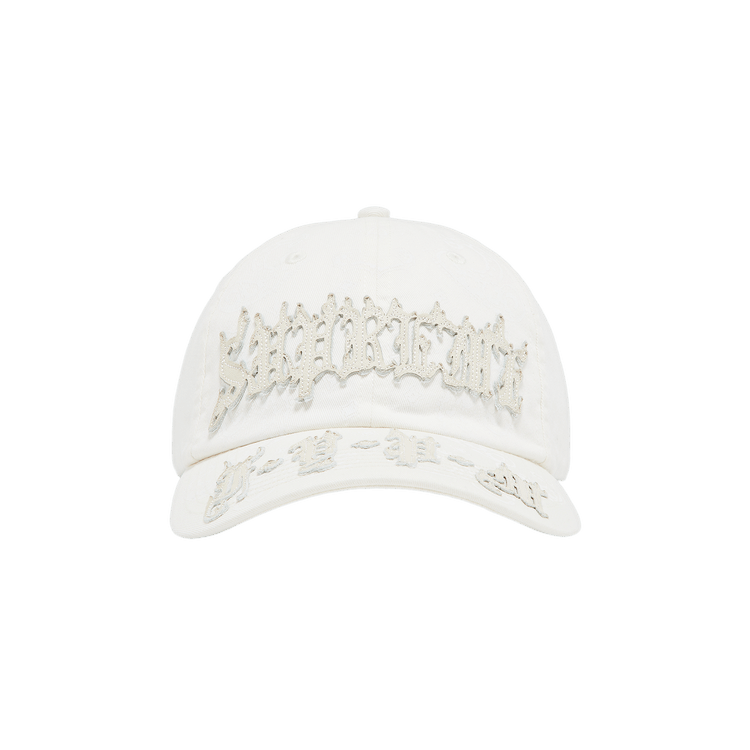Supreme Leather Appliqué 6-Panel 'White'