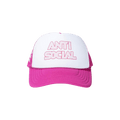 Anti Social Social Club Racing Trucker Hat 'Pink'