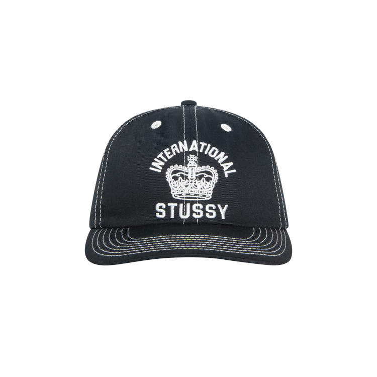 Stussy Mid-Depth International Crown Strapback 'Black'