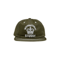 Stussy Mid-Depth International Crown Strapback 'Dark Olive'