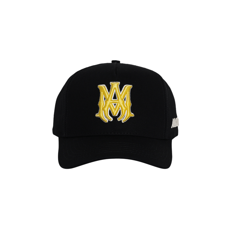 Amiri MA Outline Canvas Hat 'Black/Yellow'