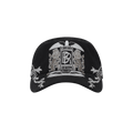 Birth Of Royal Child Double Lion Embroidered Baseball Cap 'Black'