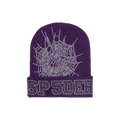 Sp5der Web Rhinestone Beanie 'Purple'