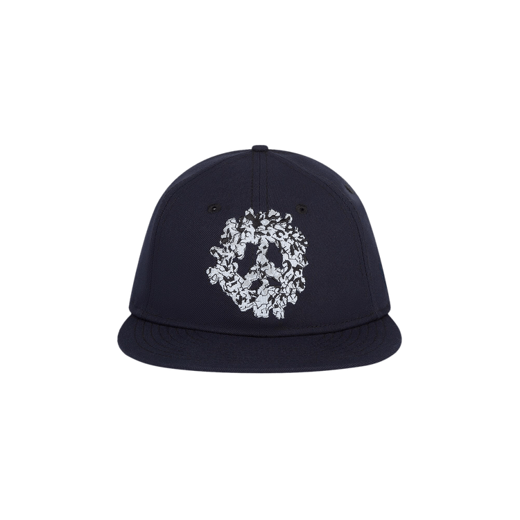 Denim Tears Peace Wreath Snapback Cap 'Navy'