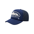 Corteiz Alcatraz Puff Print Trucker Hat 'Navy'