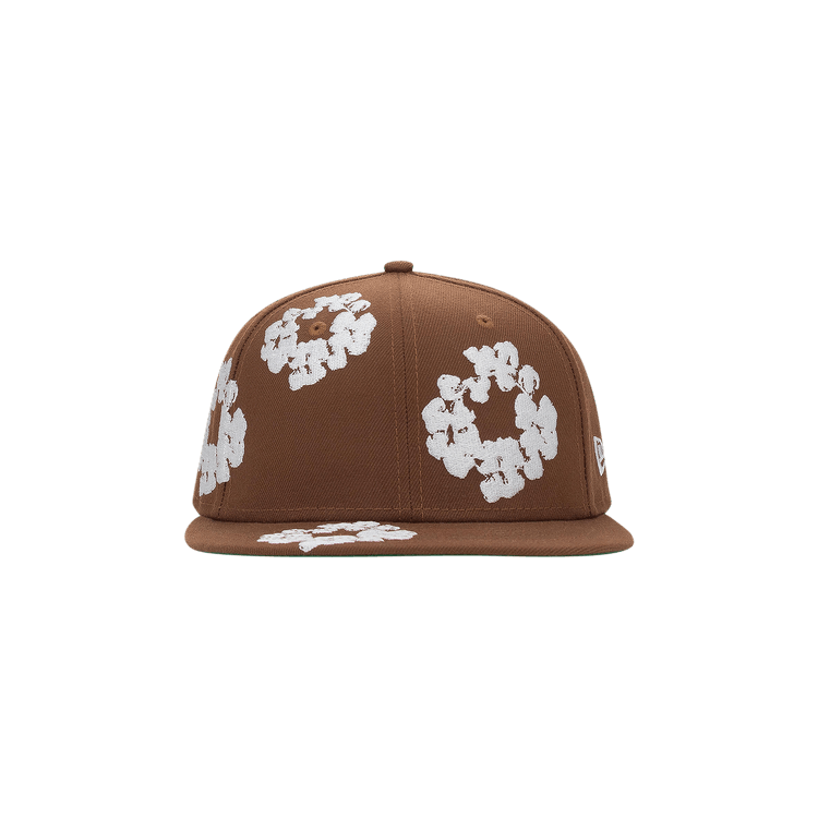 Denim Tears Wreath Fitted Hat 'Brown'