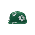 Denim Tears Wreath Fitted Hat 'Green'