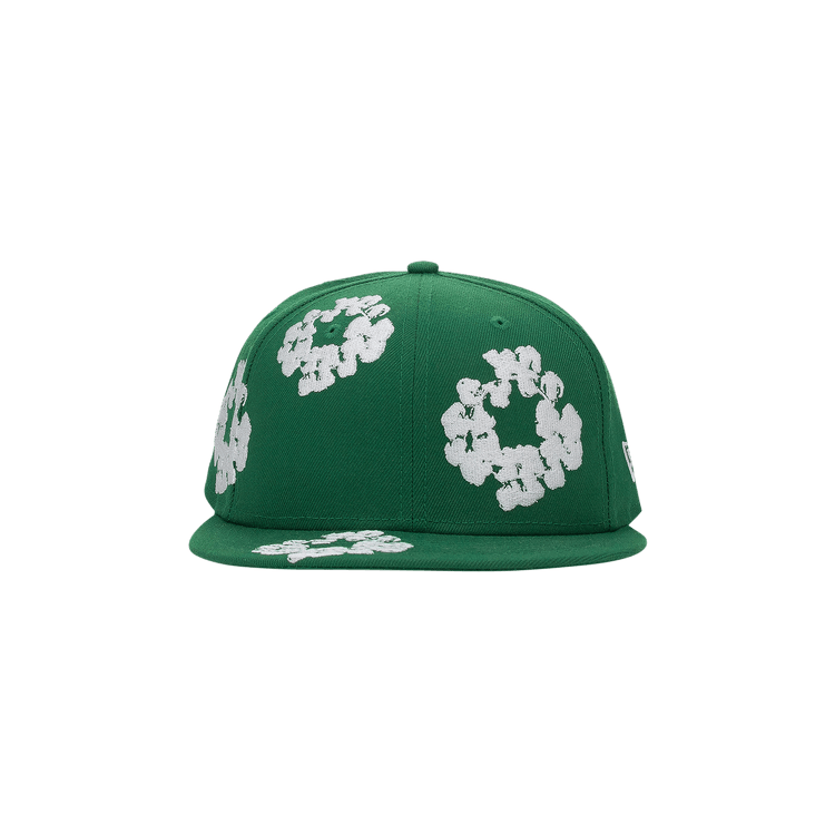 Denim Tears Wreath Fitted Hat 'Green'