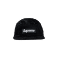 Supreme x Goodenough Crushed Rayon Pile Camp Cap 'Black'