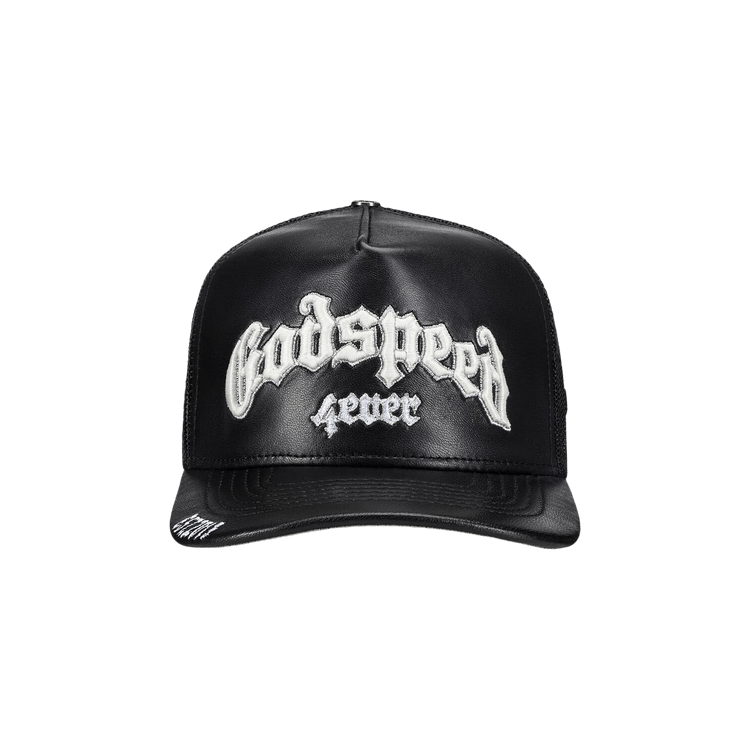 Godspeed GS Forever Premium Leather Trucker Hat 'Black'