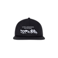 Malbon x Futura Atsuga Poly 5 Panel Snapback 'Black'