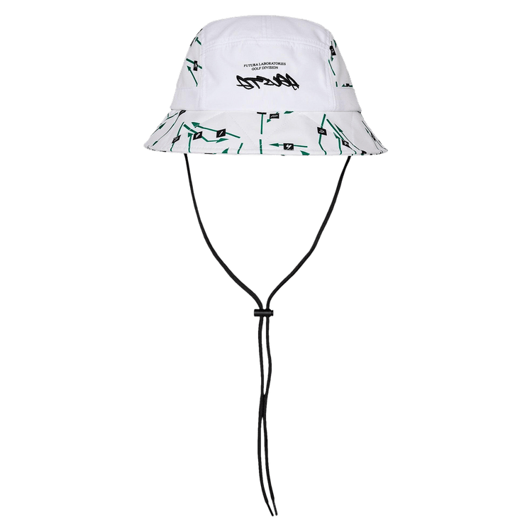Malbon x Futura Tag Bucket Hat 'White'