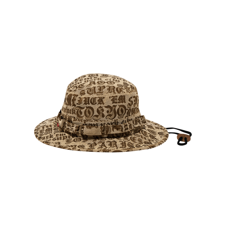 Supreme Cities Jacquard Boonie 'Tan'