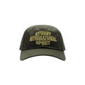 Stussy Mid International Sport Strapback Cap 'Dark Olive'