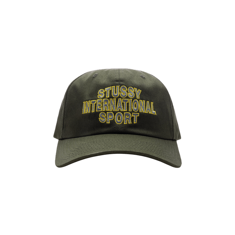 Stussy Mid International Sport Strapback Cap 'Dark Olive'