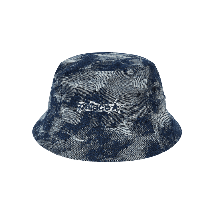 Palace P Star Bucket Hat 'Stonewash Denim'