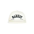 Market West East 5 Panel Hat 'White'
