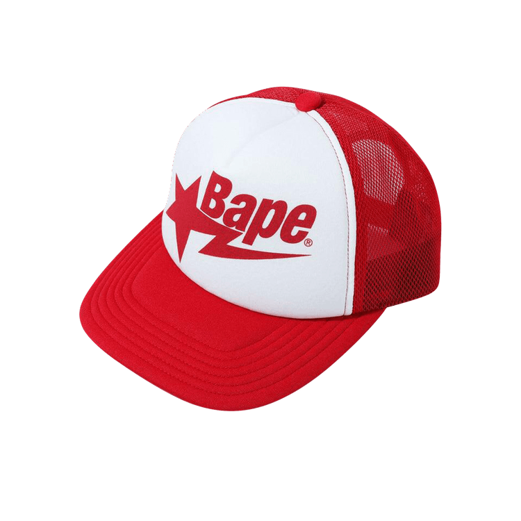 BAPE Sta Mesh Cap 'Red'