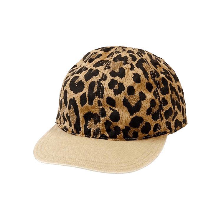Kapital Herringbone Leopard Baseball Cap 'Animal'