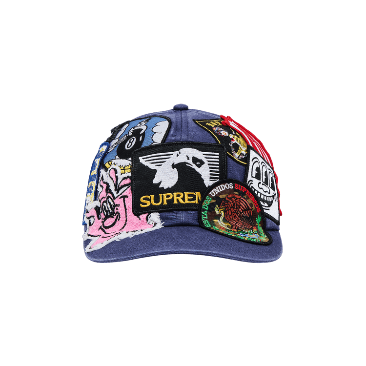Supreme Patches 6-Panel 'Navy'