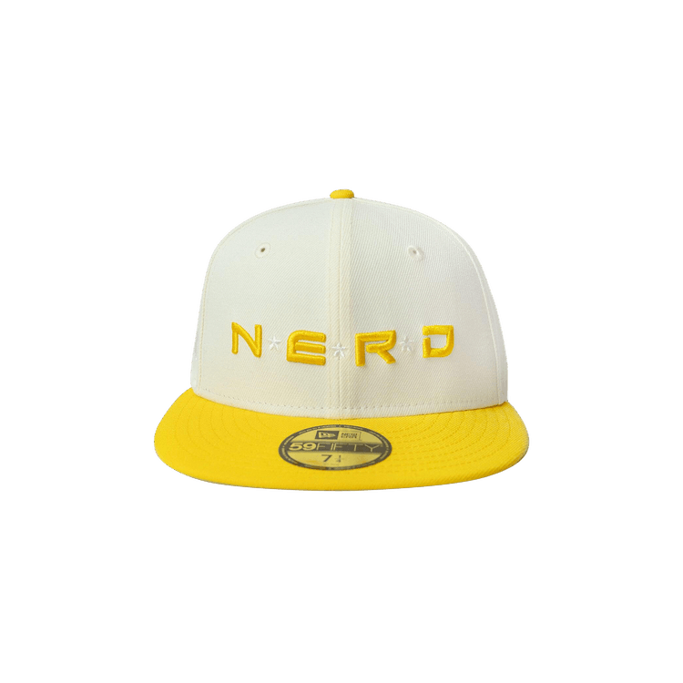 Pleasures Nerd Logo New Era Fitted Hat 'Yellow'