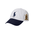 Polo Ralph Lauren Raised Polo Player Classic Twill Sport Cap 'Ceramic White/Newport Navy'