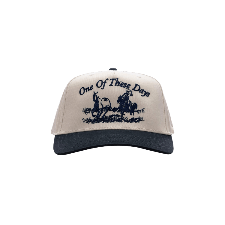 One Of These Days Just For A Moment 5 Panel Hat 'Navy/Natural'